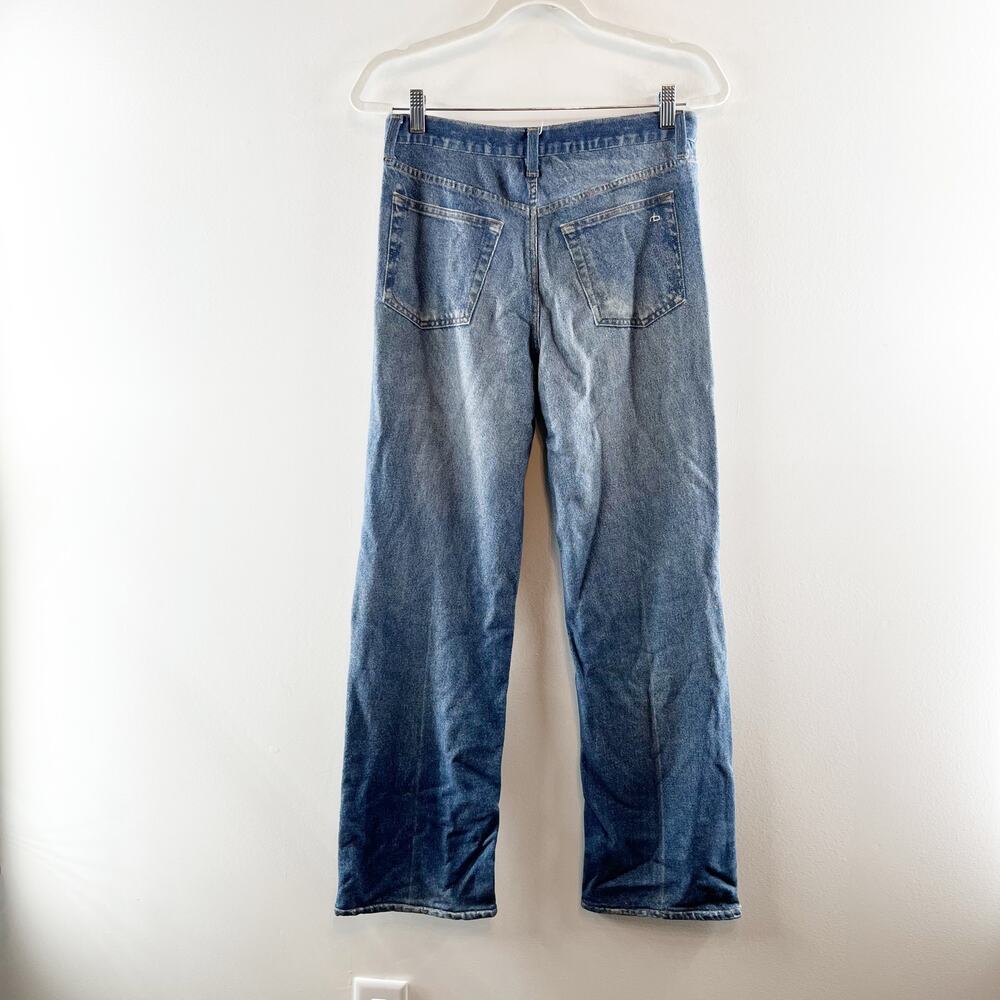 Rag & Bone Miramar Shea Relaxed Sweatpants Straight Pants Jeans Ryder Blue 26 - Picture 5 of 6